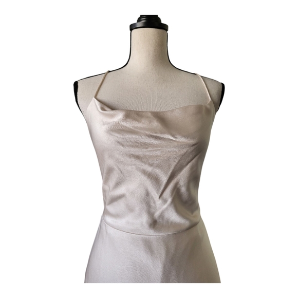 Alice + Olivia Montana Maxi Lace Up Gown Size 8 New - Picture 2 of 9